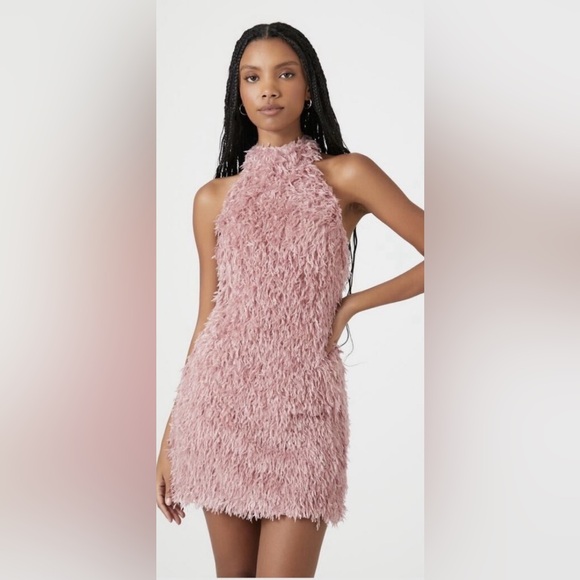 Forever 21 Dresses & Skirts - Forever 21 Pink Halter Sheath Dress